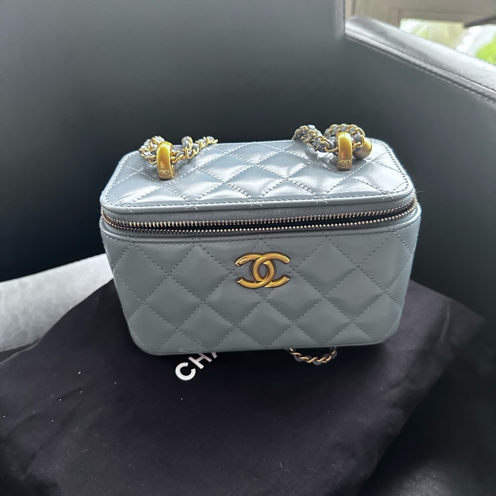 Chanel Blue Quilted Bag
